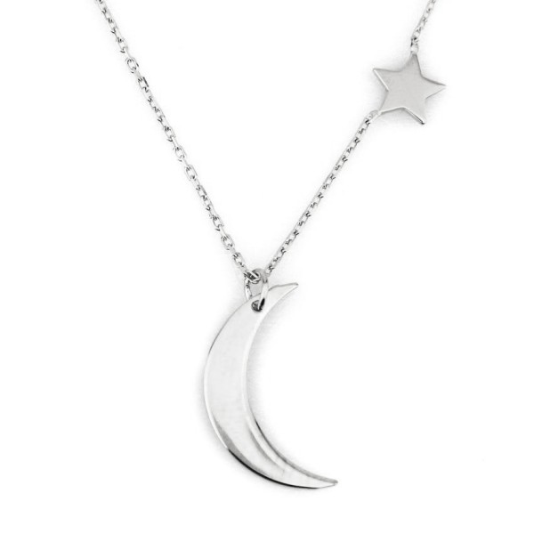 Gümüş Küçük Ay Yıldız Türk Bayrağı Kolye Gümüş Küçük Ay Yıldız Türk Bayrağı Kolye